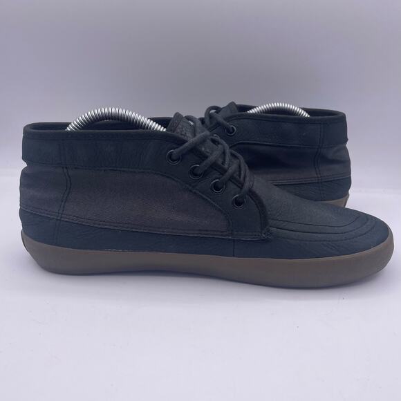 VANS x Captain Fin Fairhaven SF Skate Shoes Mid  Leather Black Mens 8.5 - Picture 5 of 8